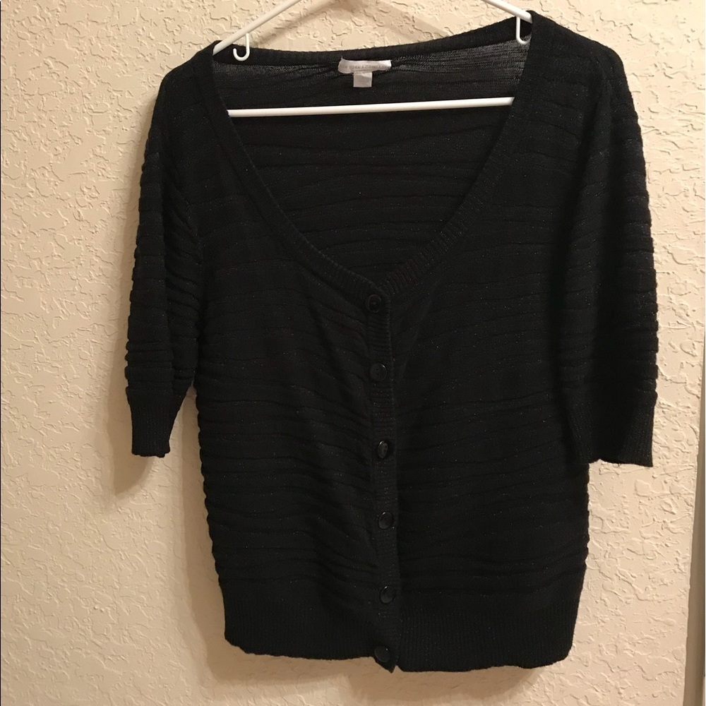 NY&CO Large Black Cardigan